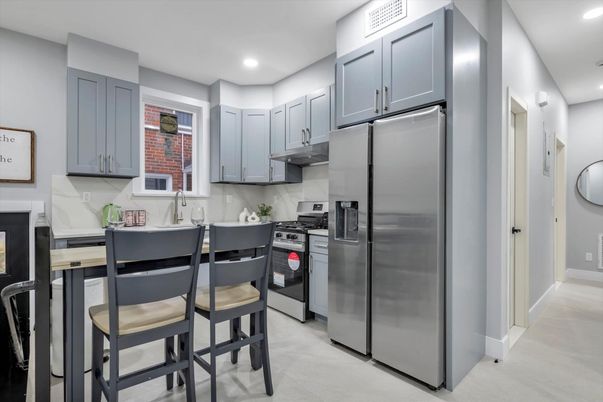 Interior, Kitchen, Recessed Lighting, Stainless Steel Appliances