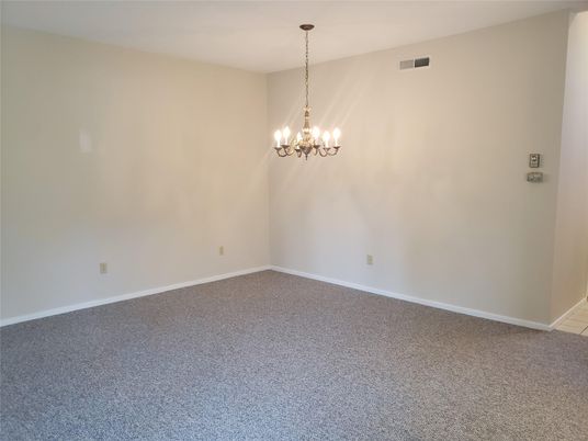 Chandelier, Empty room, Interior