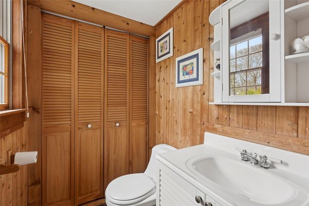 Bathroom, Interior, Wooden Walls