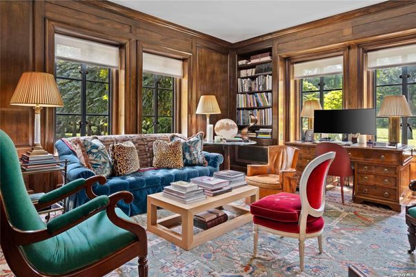 Home Office, Interior, Living room, Wooden Walls