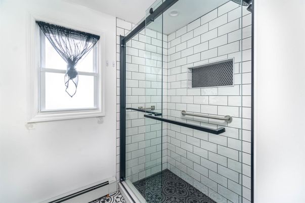 Bathroom, Glass Shower, Interior