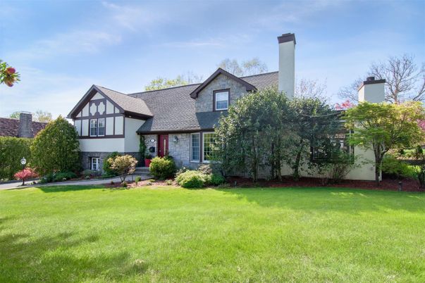 Backyard, Exterior, Facade, Tudor Revival