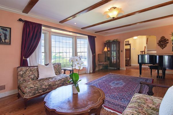 Interior, Piano, Recessed Lighting, Wooden Beams, Wood Texture Flooring
