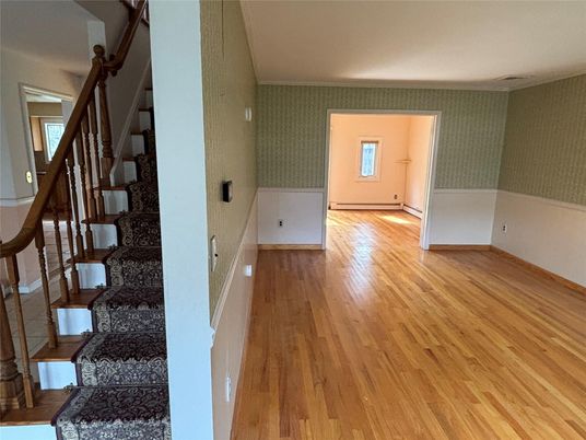 Empty room, Interior, Wood Texture Flooring