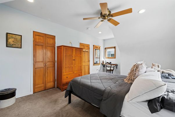 Bedroom, Interior, Recessed Lighting