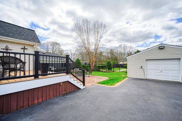 Backyard, Detached Garage, Exterior