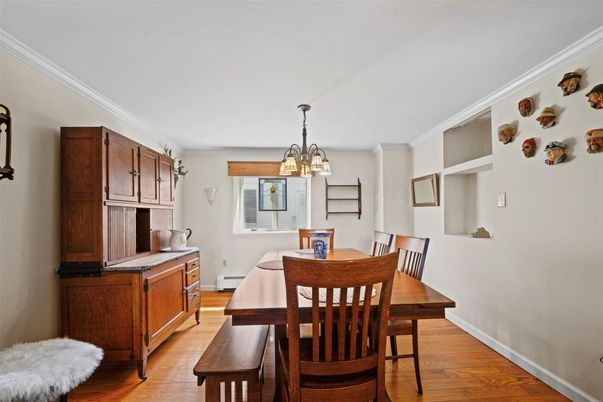 Chandelier, Dining room, Interior, Pendant Lights, Wood Texture Flooring