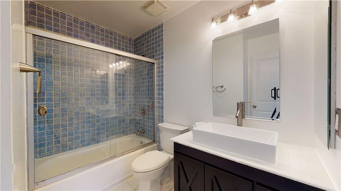 Bathroom, Glass Shower, Interior