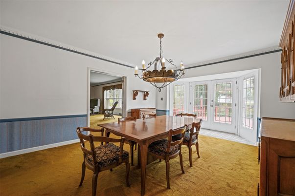 Chandelier, Dining room, Interior