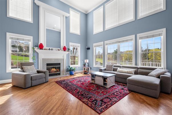 Fireplace, Interior, Living room, Wood Texture Flooring
