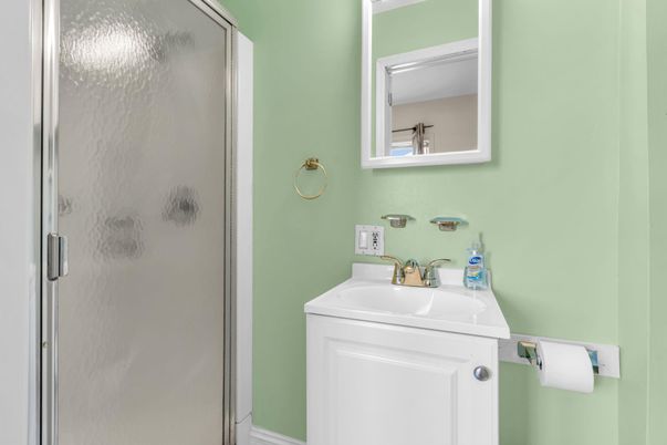 Bathroom, Glass Shower, Interior