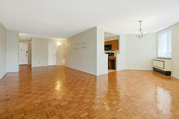 Chandelier, Empty room, Interior, Kitchen, Wood Texture Flooring