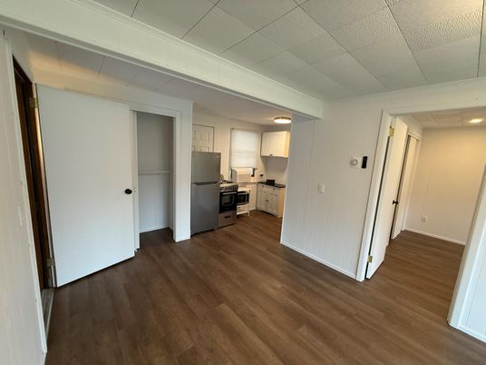 Interior, Kitchen, Wood Texture Flooring