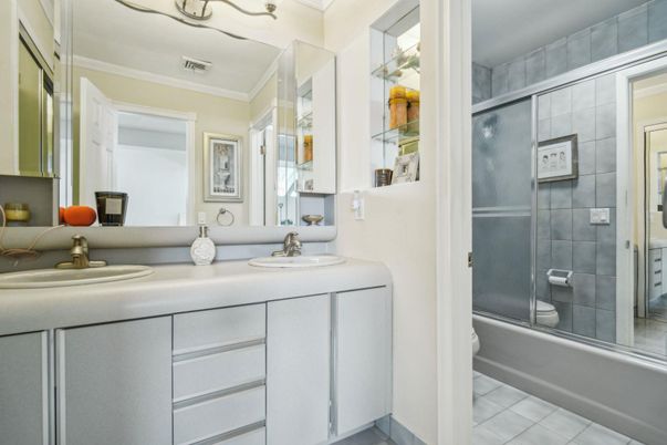 Bathroom, Dual Sink Vanities, Glass Shower, Interior