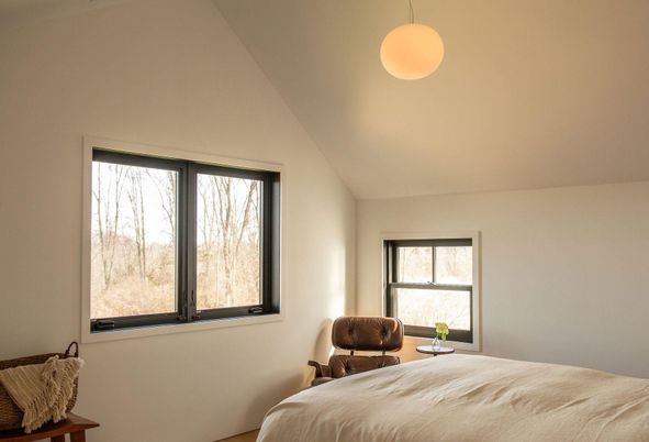 Bedroom, Interior, Pendant Lights