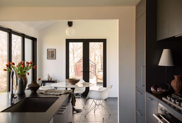 Dining room, Interior, Kitchen, Stainless Steel Appliances