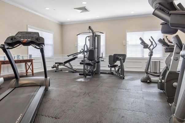 Fitness Equipment, Interior, Recessed Lighting