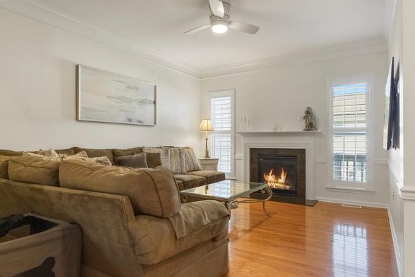 Fireplace, Interior, Living room, Wood Texture Flooring