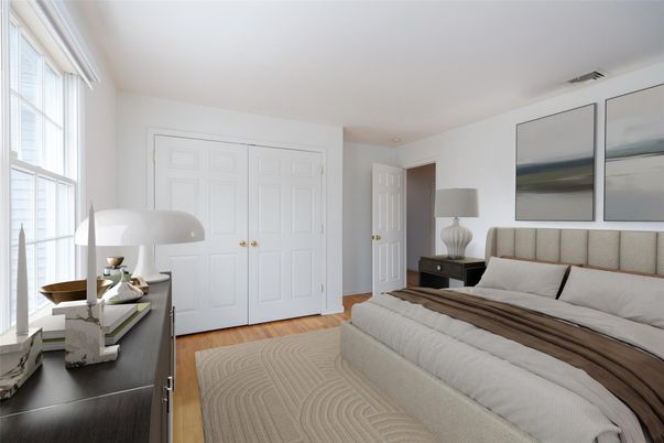 Bedroom, Interior, Wood Texture Flooring