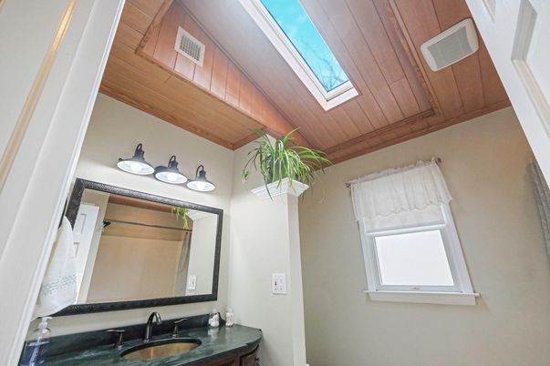 Bathroom, Interior, Wooden Ceilings
