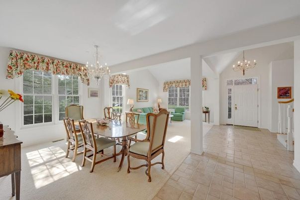 Chandelier, Dining room, Interior