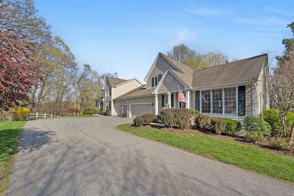Attached, Backyard, Exterior, Facade, Cape Cod