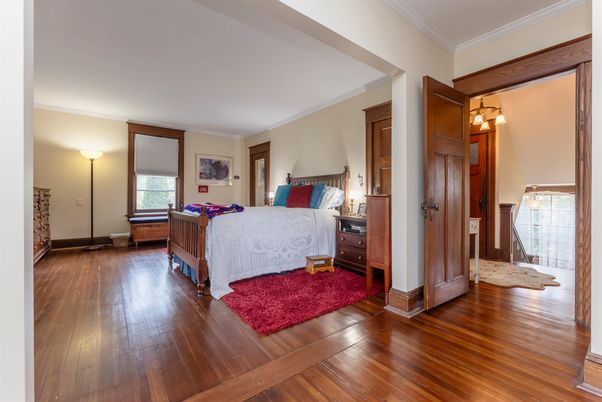 Bedroom, Interior, Wood Texture Flooring