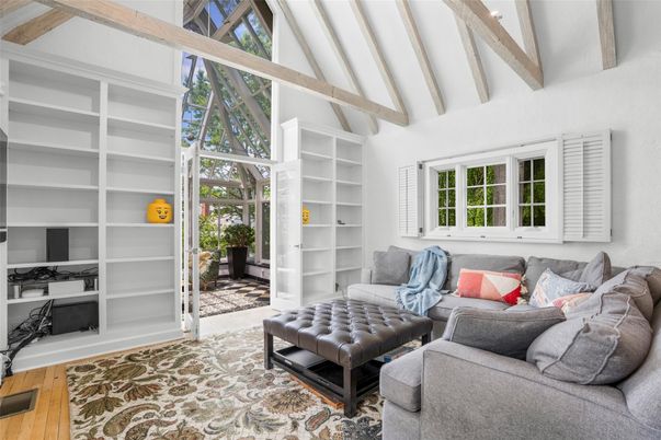 Interior, Living room, Wooden Beams, Wood Texture Flooring