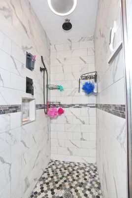 Bathroom, Interior, Marble Walls