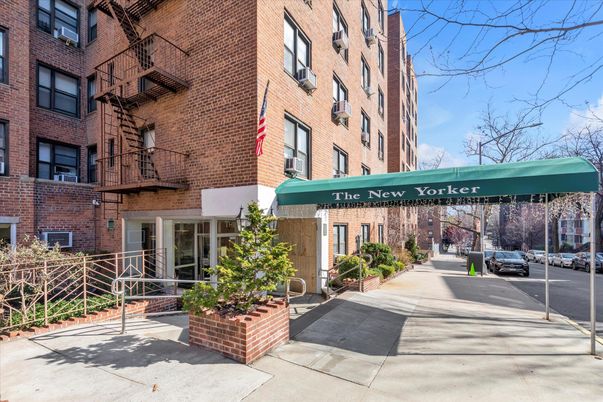 Exterior, Facade, Brick Facade, Condo Building