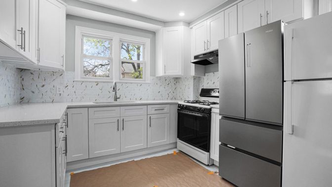Interior, Kitchen, Recessed Lighting, Stainless Steel Appliances