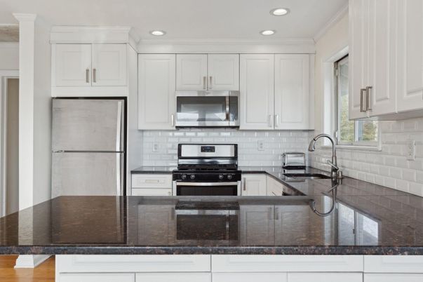 Interior, Kitchen, Recessed Lighting, Stainless Steel Appliances