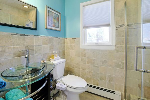 Bathroom, Glass Shower, Interior