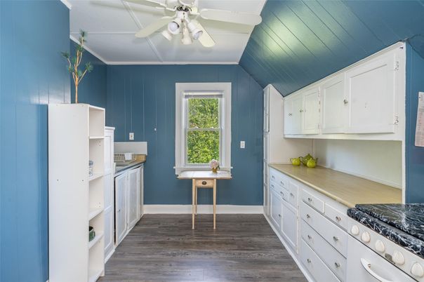 Interior, Kitchen, Wood Texture Flooring