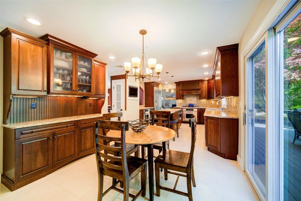 Chandelier, Dining room, Interior, Kitchen, Recessed Lighting