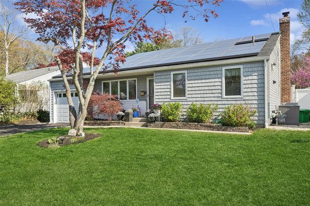 Attached, Backyard, Exterior, Facade, Solar Panels, Cape Cod