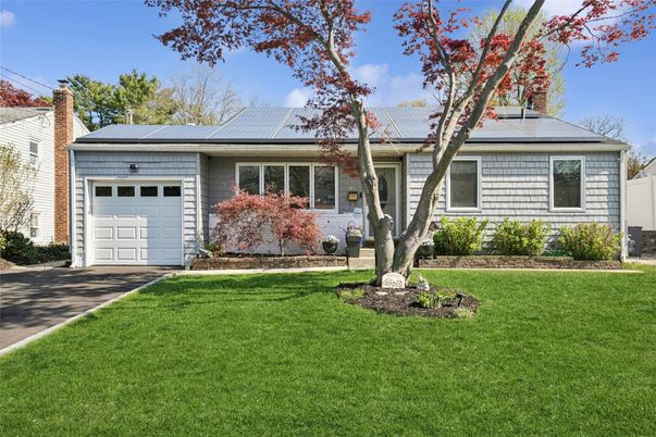 Attached, Exterior, Facade, Solar Panels, Ranch