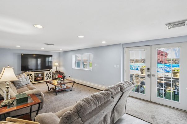 Interior, Living room, Recessed Lighting