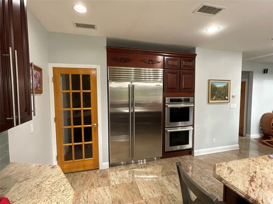 Interior, Kitchen, Recessed Lighting, Stainless Steel Appliances