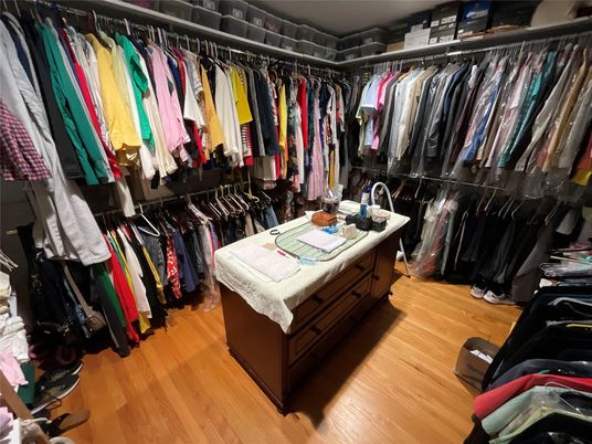 Interior, Walk-in Closets, Wood Texture Flooring