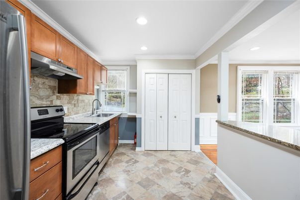 Interior, Kitchen, Recessed Lighting, Stainless Steel Appliances