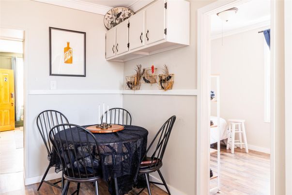 Dining room, Interior, Wood Texture Flooring