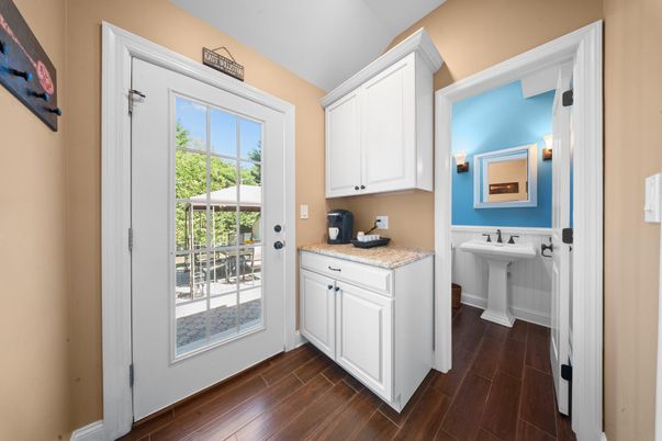 Bathroom, Interior, Wood Texture Flooring