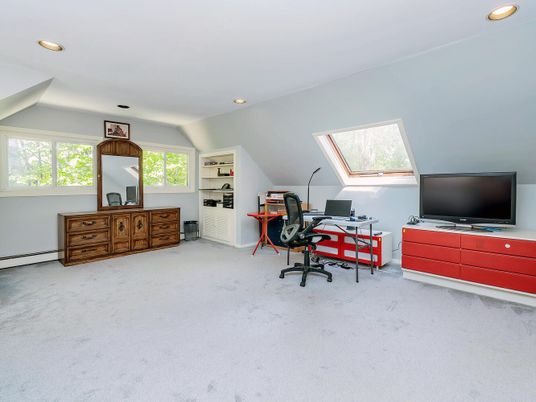 Home Office, Interior, Recessed Lighting