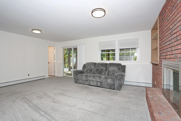 Empty room, Fireplace, Interior, Stone Walls