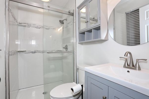 Bathroom, Glass Shower, Interior