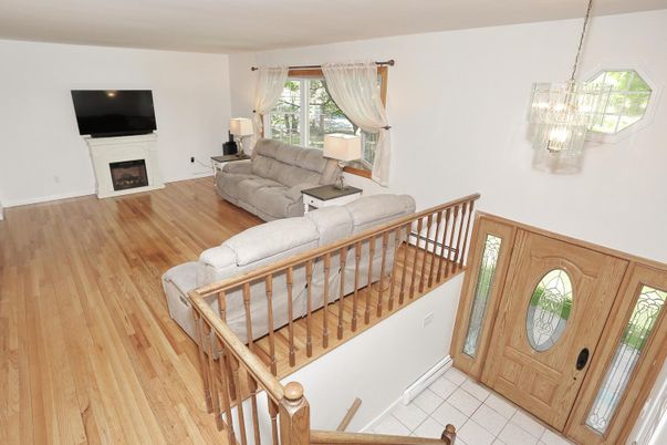 Chandelier, Fireplace, Interior, Living room, Wood Texture Flooring