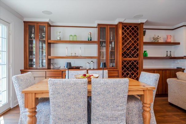 Dining room, Interior, Wine Storage, Wood Texture Flooring