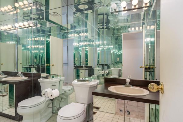 Bathroom, Dual Sink Vanities, Glass Shower, Interior