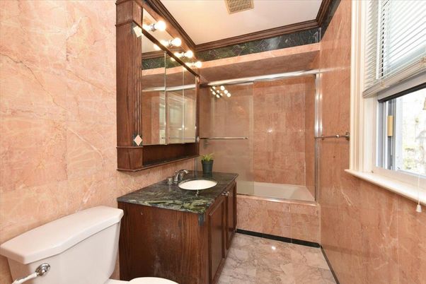 Bathroom, Glass Shower, Interior, Marble